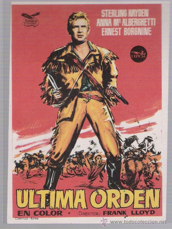 Cine: Ultima orden. Sencillo de Cepicsa. - Foto 1