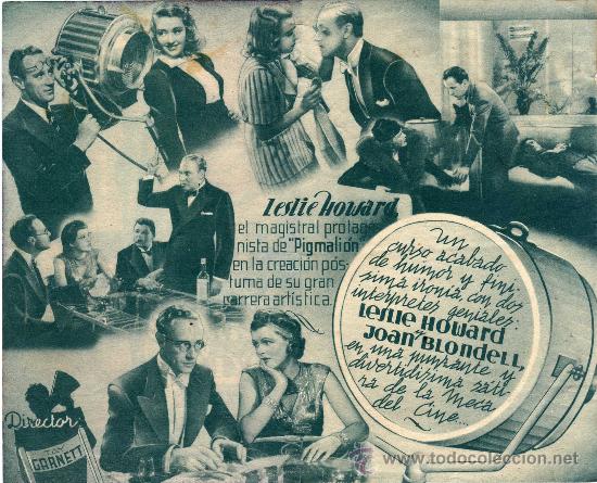 Cine: PROGRAMA CINE DOBLE - &iexcl;SIEMPRE EVA! - LESLIE HOWARD - JOAN BLONDELL - Foto 3