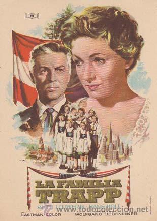 Cinema: LA FAMILIA TRAPP - Ideal de Alicante - Director: Wolfgang Liebeneiner - Actores: Ruth Leuwerik, Hans