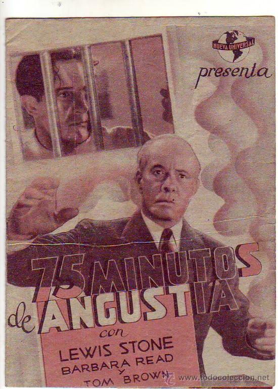 Cine: 75 minutos de angustia - programa doble - Foto 1