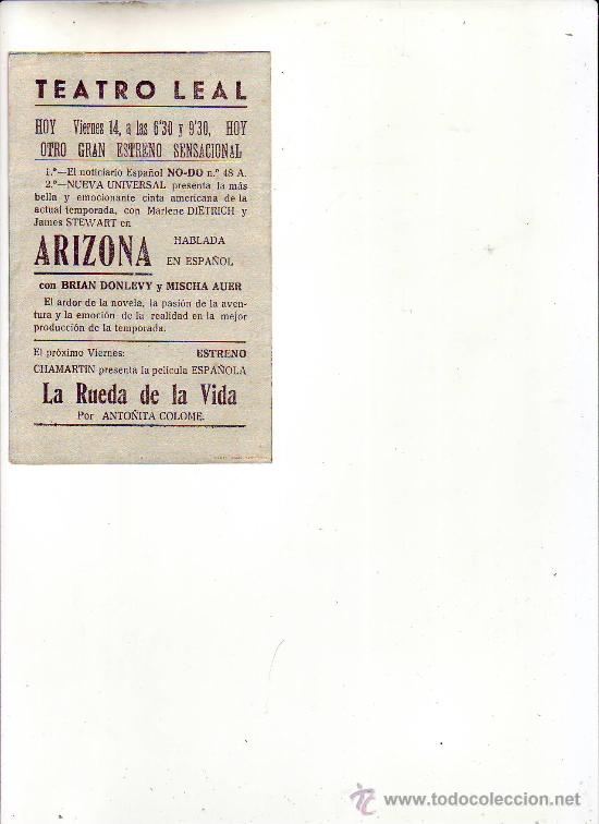 Cine: arizona - programa doble - Foto 3