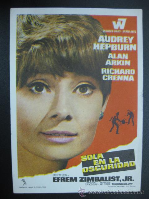 Cine: SOLA EN LA OSCURIDAD, AUDREY HEPBURN - Foto 1
