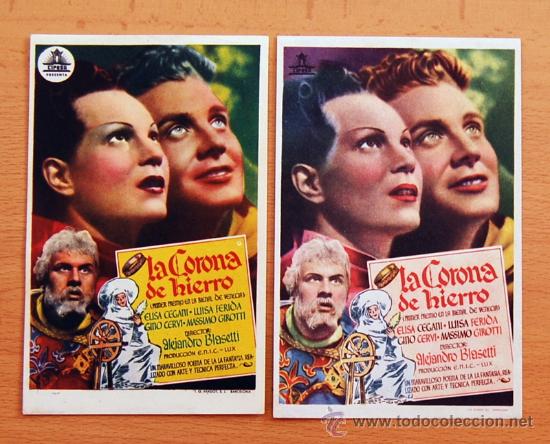 Cinema: La corona de hierro - Variedad en el color de impresi&oacute;n