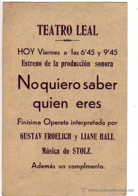Cine: no quiero saber quien eres - Foto 2