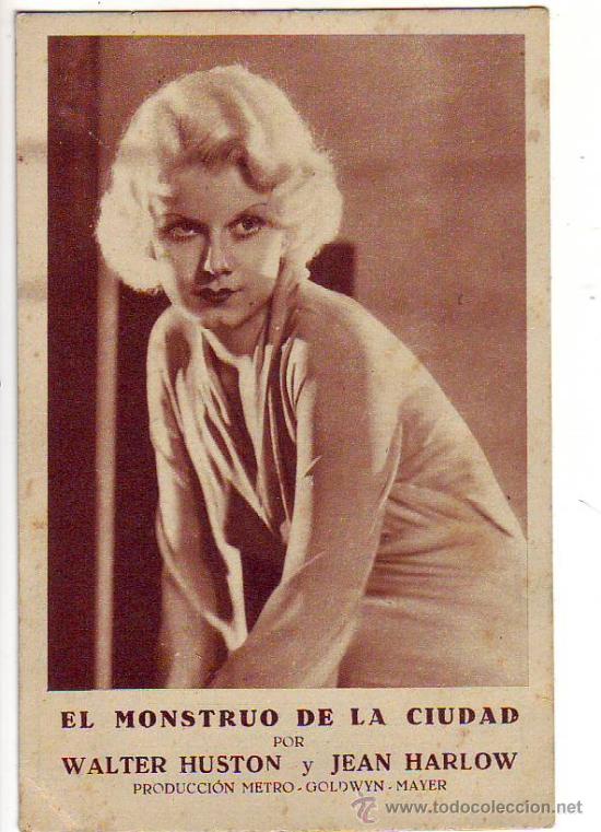 Flyers Publicitaires de Films Anciens: el monstruo de la ciudad