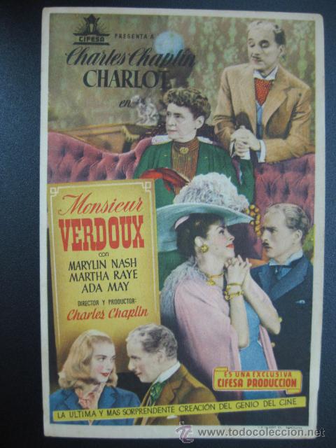 Cine: MONSIEUR VERDOUX - Foto 1