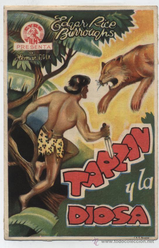 Kino: Tarz&aacute;n y la diosa. Sencillo de Cire Films. Cinema Goya.