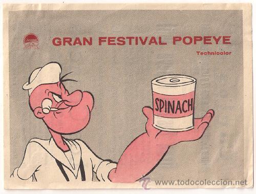 Cine: PTCC 406 GRAN FESTIVAL DE POPEYE PROGRAMA PARAMOUNT ANIMACION - Foto 1
