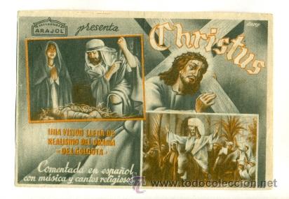 Cine: CHRISTUS - ARAJOL  - PROGRAMA ORIGINAL   CON   PUBLICIDAD - Foto 1