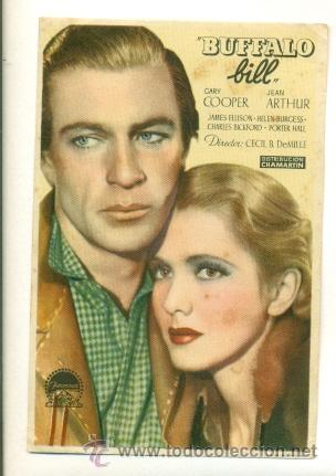 Cine: BUFFALO BILL  - PROGRAMA ORIGINAL SIN PUBLICIDAD - - Foto 1