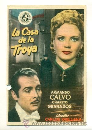 Cine: CASA DE LA TROYA  - PROGRAMA ORIGINAL CON  PUBLICIDAD - Foto 1