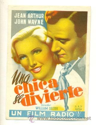 Cine: CHICA SE DIVIERTE , UNA  - PROGRAMA ORIGINAL CON  PUBLICIDAD - Foto 1