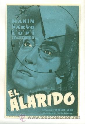 Cine: ALARIDO , EL    - PROGRAMA  ORIGINAL  SIN  PUBLICIDAD - Foto 1