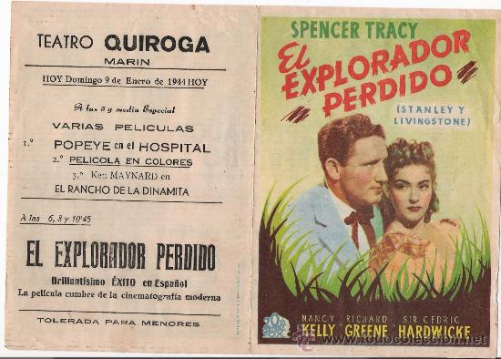 Cine: el exprorador perdido
