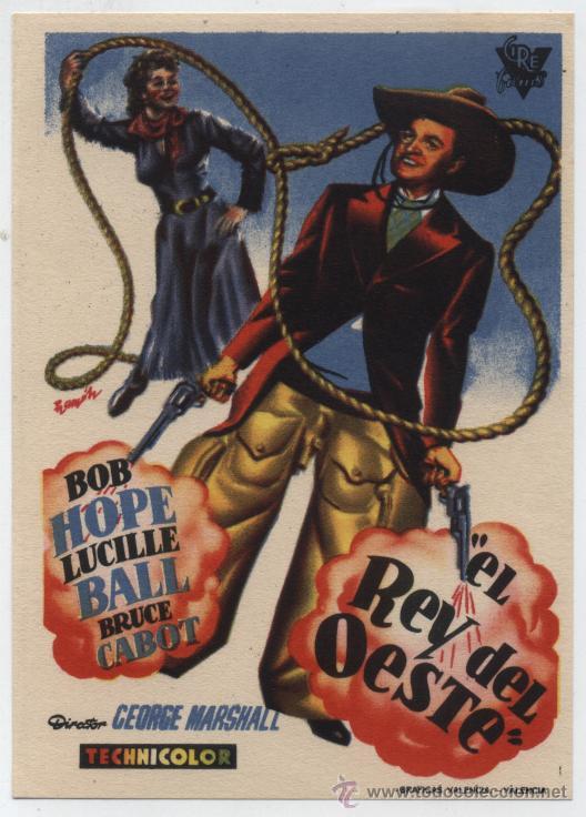Cine: El Rey del Oeste. Sencillo de Cire Films. &iexcl;IMPECABLE! - Foto 1