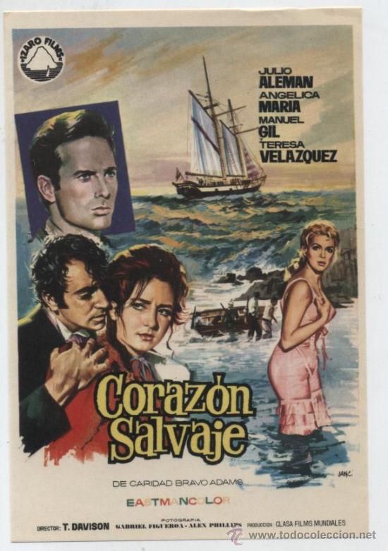 Cine: Coraz&oacute;n Salvaje. Sencillo de Izaro Films. &iexcl;IMPECABLE! - Foto 1