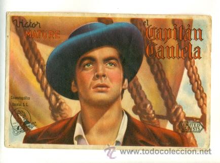 Cine: CAPITAN CAUTELA - PROGRAMA ORIGINAL SIN  PUBLICIDAD - Foto 1