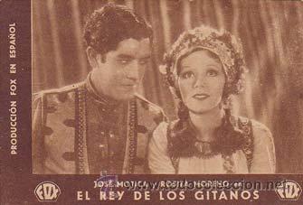 Flyers Publicitaires de Films Anciens: EL REY DE LOS GITANOS - Teatro Circo de Orihuela (Alicante) - Director: Frank Strayer - Actores: Jos