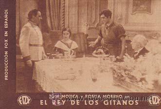 Flyers Publicitaires de Films Anciens: EL REY DE LOS GITANOS - Teatro Circo de Orihuela (Alicante) - Director: Frank Strayer - Actores: Jos