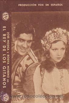 Flyers Publicitaires de Films Anciens: EL REY DE LOS GITANOS - Teatro Circo de Orihuela (Alicante) - Director: Frank Strayer - Actores: Jos