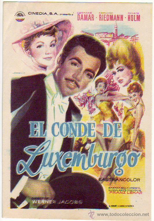 Cine: el conde de luxemburgo - Foto 1