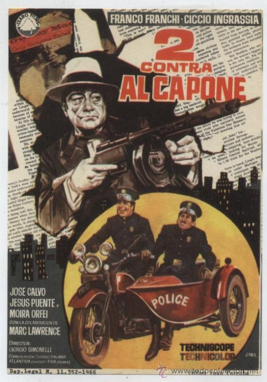 Cine: 2 contra Al Capone. Sencillo de Izaro films.  &iexcl;IMPECABLE! - Foto 1