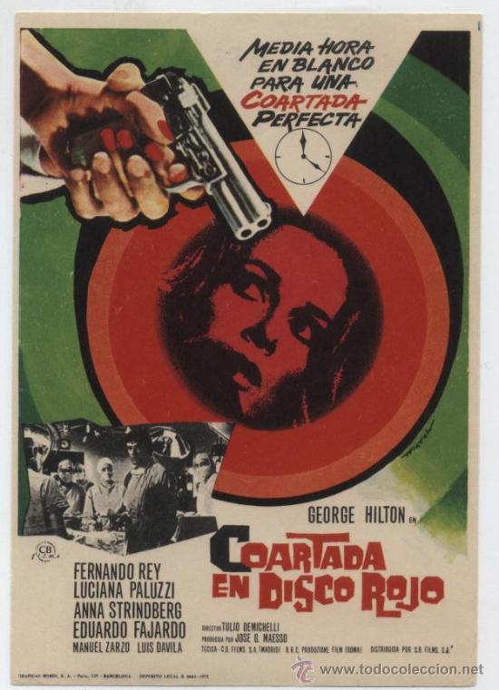 Cine: Coartada en disco rojo. Sencillo de CB films.  &iexcl;IMPECABLE! - Foto 1