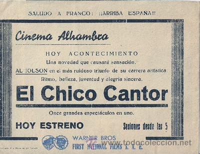 Cine: EL CHICO CANTOR - Foto 3