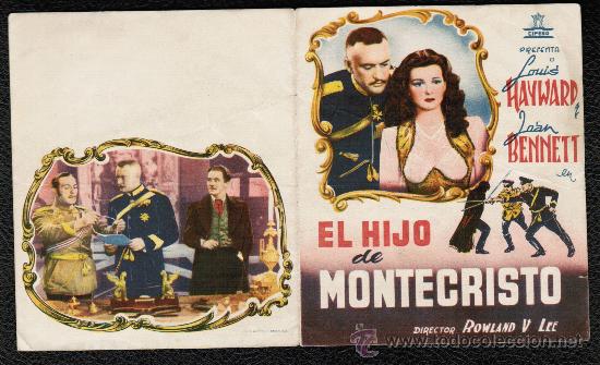 Cine: EL HIJO DE MONTECRISTO - Foto 1