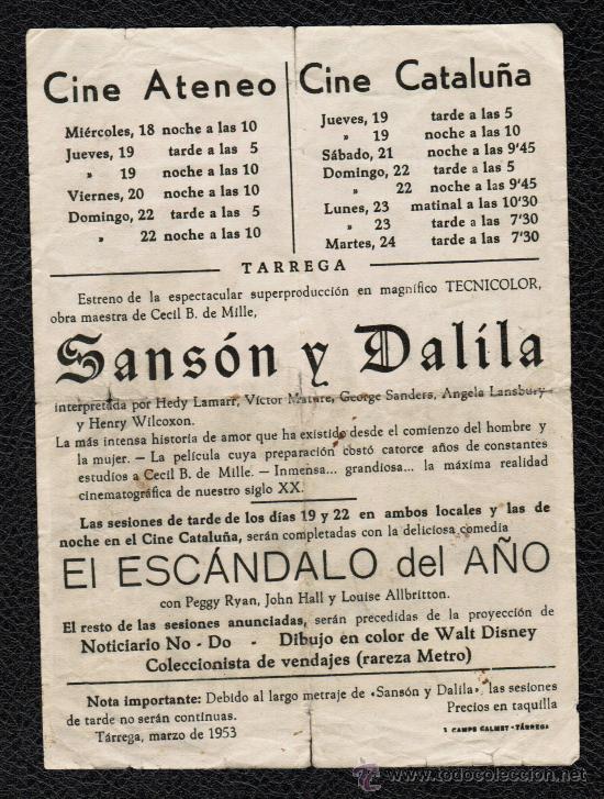 Cine: SANSON Y DALILA - Foto 2