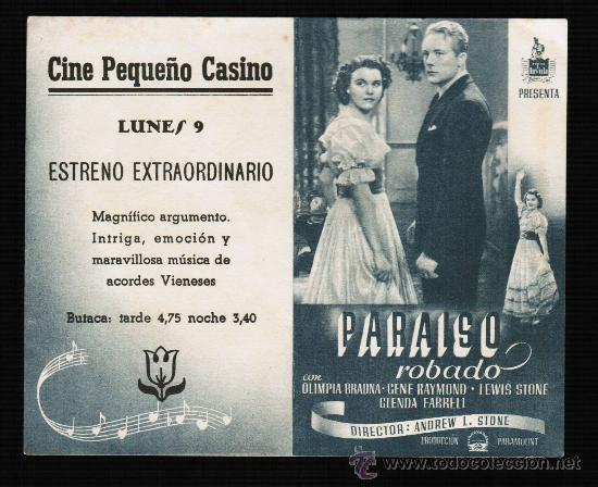 Cine: PARAISO ROBADO - Foto 1