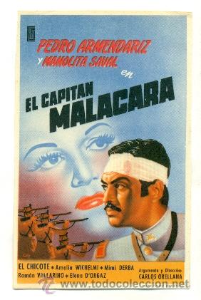 Cine: CAPITAN MALACARA  - PROGRAMA ORIGINAL SIN  PUBLICIDAD - Foto 1