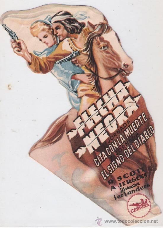 Foglietti di film di film antichi di cinema: flecha negra--66