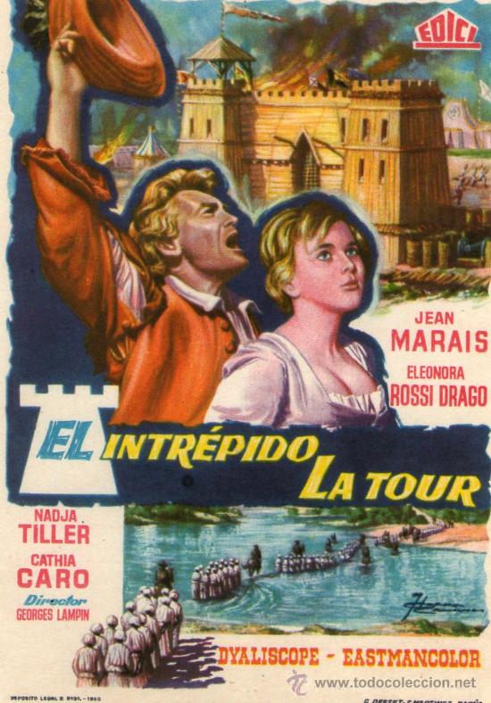 Kino: EL INTREPIDO LA TOUR - EDICI - JEAN MARAIS, ROSSI DRAGO, TILLER - Programa cine Original