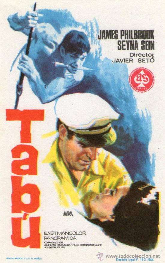 Cine: TABU - AS FILMS - JAMES PHILBROOK, SEYNA SEIN - Programa cine Original - Foto 1
