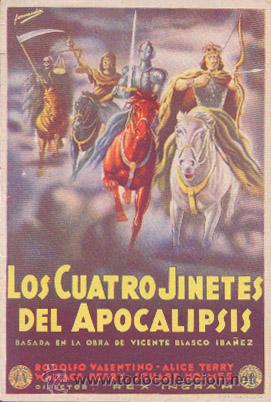 Cine: LOS CUATRO JINETES DEL APOCALIPSIS - Foto 1
