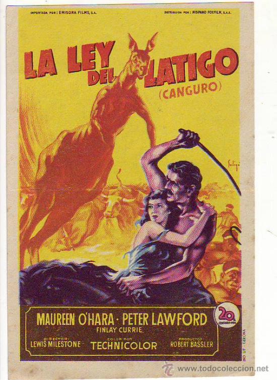 Cine: la ley del latigo (canguro) - Foto 1