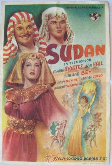 Foglietti di film di film antichi di cinema: FOLLETO DE MANO. SUDAN  CINE BOSQUE BARCELONA. .. ENVIO GRATIS&iexcl;&iexcl;&iexcl;