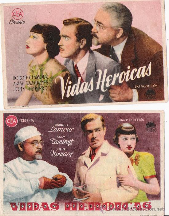 Cine: -15-vidas heroicas los dos modelos - Foto 1