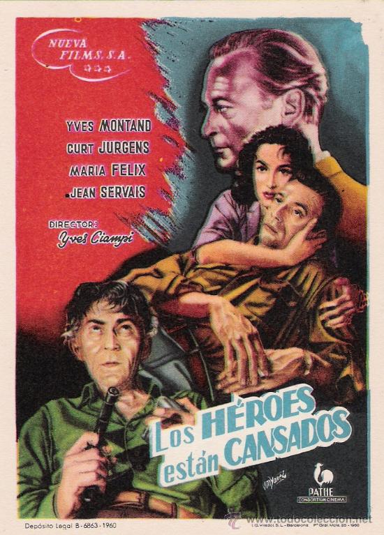 Cine: Z-- PROGRAMAS DE CINE -- LOS HEROES CANSADOS - Foto 1