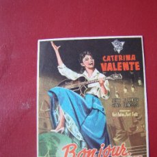 Cine: BONJOUR KATHRIN, CATERINA VALENTE, PETER ALEXANDER, C/P. CINE DUQUE JARDIN DE MÁLAGA.1959.. Lote 25135206