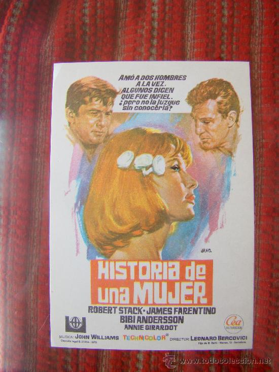 Cine: HISTORIA DE UNA MUJER, ROBERT STACK BIBI ANDERSSON, S/P - Foto 1