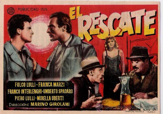 Cine: PROGRAMA DE CINE -- EL RESCATE - Foto 1