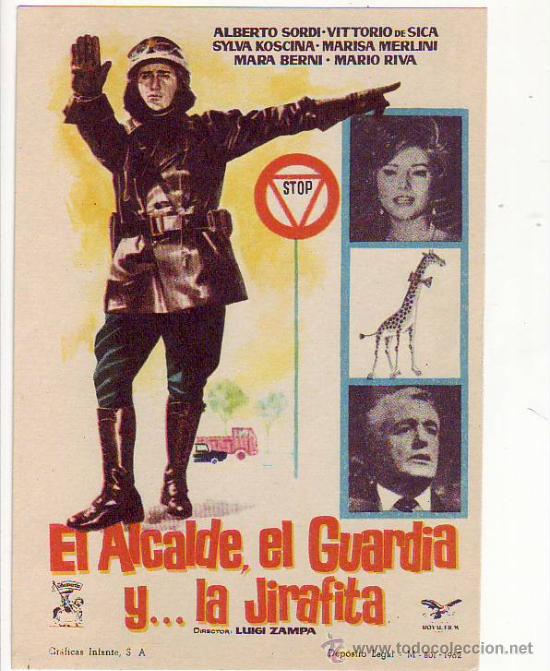 Cine: el alcalde, el guardia y ... la jirafita