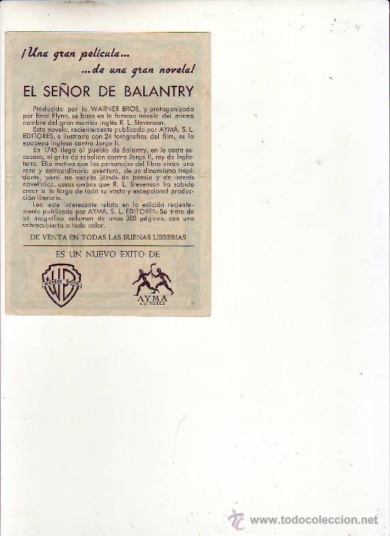 Cine: el se&ntilde;or de balantry - c p - Foto 2