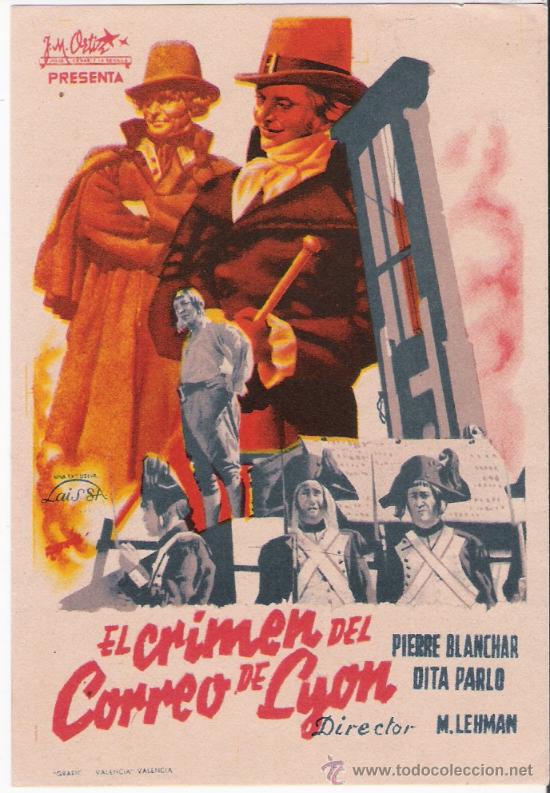 Cine: el crimen del correo de lyon - Foto 1