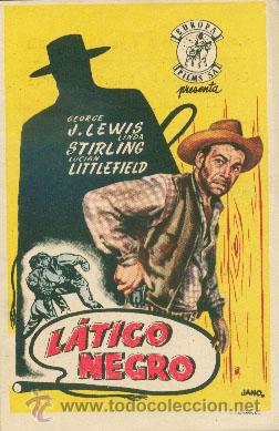 Cine: LATIGO NEGRO - Foto 1