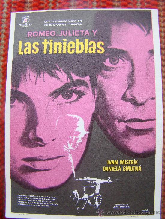 Cine: ROMEO JULIETA Y LAS TINIEBLAS. IVAN MISTRIK, DANIELA SMUTNA. S/P.