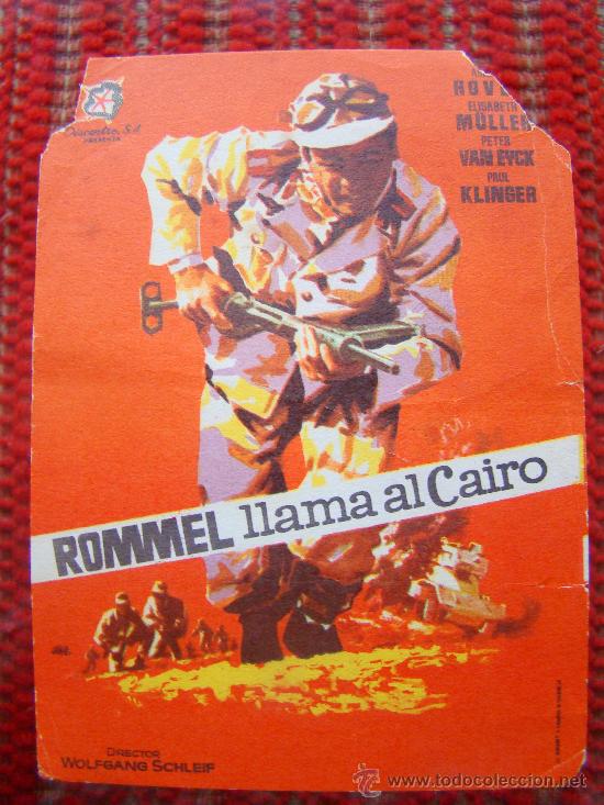 Kino: ROMMEL LLAMA AL CAIRO, ADRIAN HOVEN, ESTA IMPECABLE NO HACER CASO DE LA FOTO.