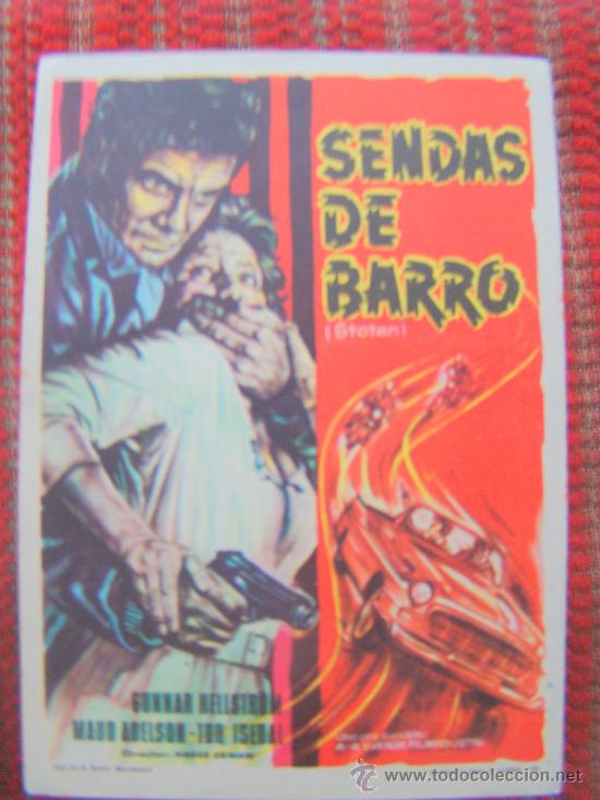 Cine: SENDAS DE BARRO, ( STOTEN ) GUNNAR HELLSTROM, MAUD ADELSON, S/P. - Foto 1